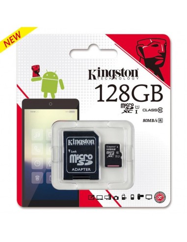 Micro SD+A 128GB Kingsto CL.10
